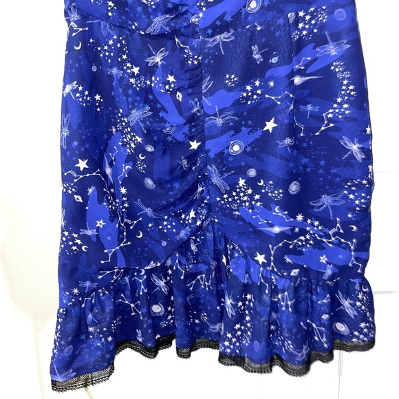 Three Floor Afterglow Celestial Star Print Dress - Picture 9 of 13